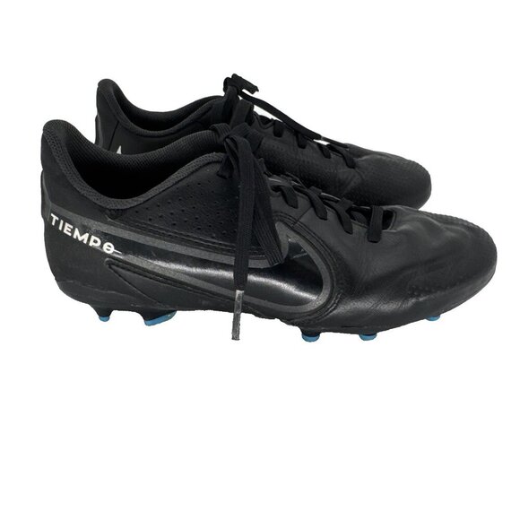 Nike Tiempo Legend 9 Academy kids Black Light Photo Blue Sz 5 see pic - Picture 5 of 13